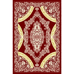 بلازا 92370 (مستطيل, 160X230, أحمر عنابي)