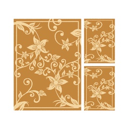RELAX 50835 (Rectangular, ( T 150X220 + 2T 60X110 ), MARRON MIEL)