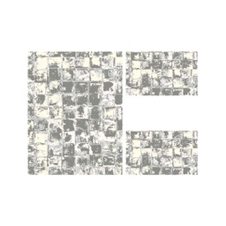 ANKARA 8889A (Rectangular, ( T 100X130 + 2T 60X100 ), GRIS FONCE)