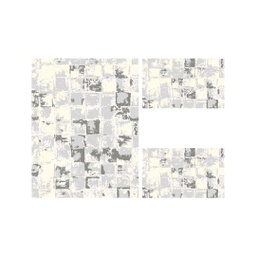ANKARA 8889A (Rectangular, ( T 100X130 + 2T 60X100 ), GRIS CLAIRE)