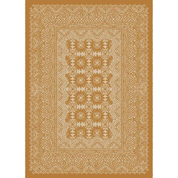 SHIRAZ 7607A (Rectangulaire, 165X230, MARRON MIEL)
