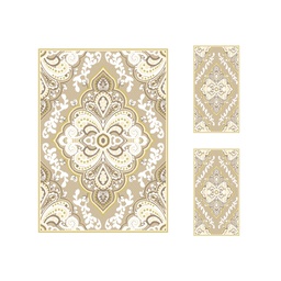 BRAGA 95660 (Rectangulaire, ( T 160X220 + 2T 60X110 ), BLANC)