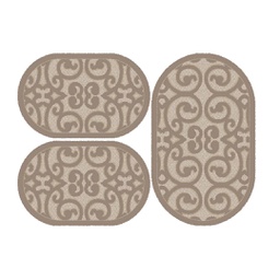 BRAGA 96660 (Ovale, ( O 80X130 + 2O 65X100 ), MARRON BRONZE)