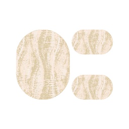 ANKARA 88870 (Oval, ( O 100X130 + 2O 60X100 ), BEIGE)