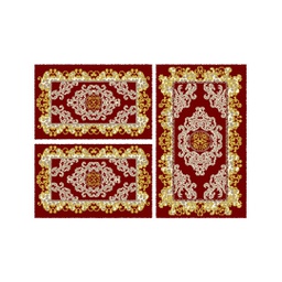 PLAZA 92350 (Rectangulaire, ( T 80X130 + 2T 65X100 ), BORDEAUX)