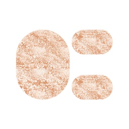 ANKARA 69911 (Oval, ( O 100X130 + 2O 60X100 ), CREME)
