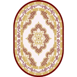 ISHRAK 8504C (Oval, 200X150, BORDEAUX)
