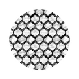 NOUR 9619D (Round, 165X165, GRIS FONCE)