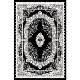 MELODIE 8905C (Rectangulaire, 190X275, NOIRE_GRIS CLAIRE)