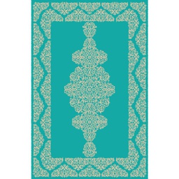 SHIRAZ 8045A (Rectangular, 300X400, VERT TURQUOISE)