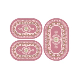 PLAZA 92381 (Ovale, ( O 80X130 + 2O 65X100 ), BOIS DE ROSE)