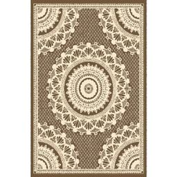 MELODIE 8662A (Rectangulaire, 190X275, BRUN PALE_IVOIRE)