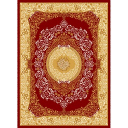 MELODIE 8904E (Rectangulaire, 190X275, BORDEAUX_CREME)