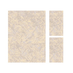 MADRID 93090 (Rectangulaire, ( T 160X220 + 2T 60X110 ), CREME SHRINK / IVOIR)
