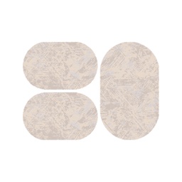 MADRID 93090 (Rectangulaire, ( O 80X130 + 2O 65X100 ), CREME SHRINK / IVOIR)