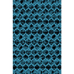 NOUR 9619B (Rectangular, 200X275, BLEU TURQUOISE)