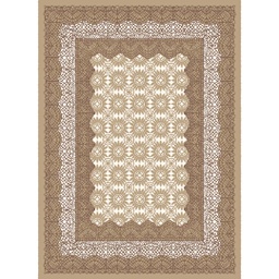SHIRAZ 7607A (Rectangular, 200X275, IVOIRE)