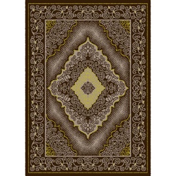 AZHAR 97150 (Rectangulaire, 200X280, MARRON CAFE)