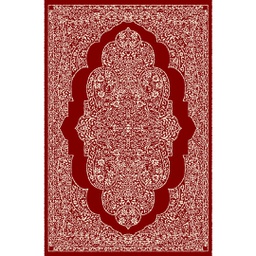 ميلودي 8903B (مستطيل, 190X150, أحمر عنابي / قشدي)