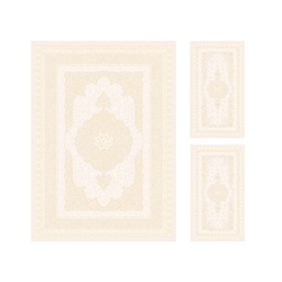 MADRID 9293D (Rectangular, ( T 160X220 + 2T 60X110 ), ECRU SHRINK - ECRU)