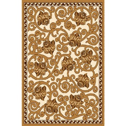 أوكتاف 75830 (مستطيل, 165X230, بني عسلي / قشدي)