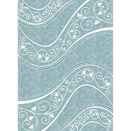 NOUR 9659L (Rectangulaire, 200X275, BLEU CYAN)