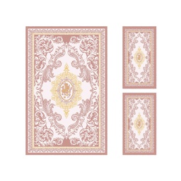 ISHRAK 8507C (Rectangular, ( T 140X220 + 2T 60X110 ), BOIS DE ROSE)