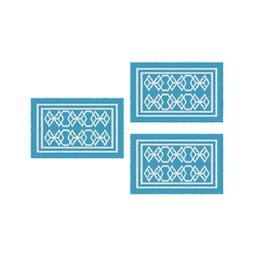 CIRTA 97770 (Rectangular, ( 3T 60 X 40 ), BLEU TURQUOISE)