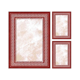 روبي 1616A (مستطيل, ( T 130X180 + 2T 60X90 ), متعدد الألوان, مطبوعة)