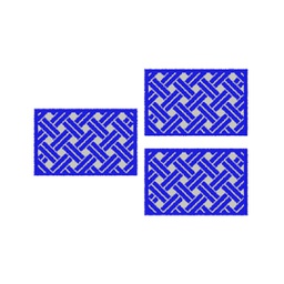 CIRTA 97750 (Rectangular, ( 3T 60 X 40 ), BLEU ROI)