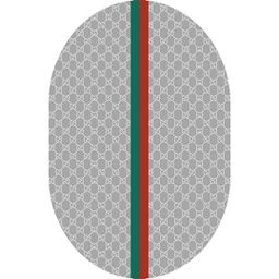 RUBIS 0979A (Ovale, 120X160, MULTI COULEURS, Lamination)