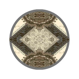 RUBIS 1694A (Round, 160X160, MULTI COULEURS, Lamination)