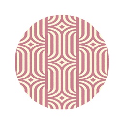 بالاص 96350 (دائري, 120X120, وردي خشبي)