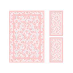 CIRTA 93222 (Rectangular, ( T 150X220 + 2T 60X110 ), ROSE POUDRE)