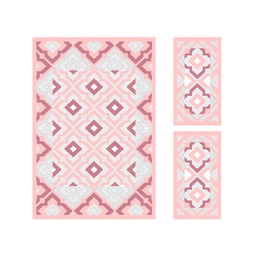 CIRTA 93240 (Rectangular, ( T 150X220 + 2T 60X110 ), ROSE POUDRE)