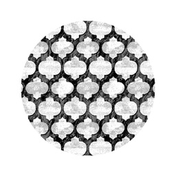 NOUR 9619D (Round, 125X125, GRIS FONCE)
