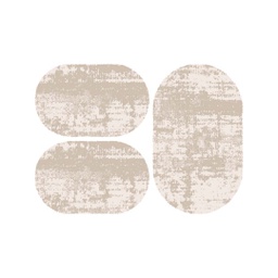 دبي 92482 (بيضوي, ( O 80X130 + 2O 65X100 ), بيج)