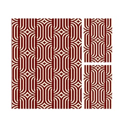 PALACE 96350 (Rectangular, ( T 150X220 + 2T 60X110 ), BORDEAUX)
