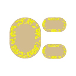 PLAZA 96780 (Ovale, ( O 100X130 + 2O 60X100 ), BEIGE)