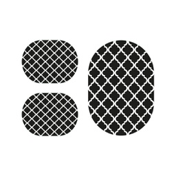 روبي 0790A (بيضوي, ( O 80X115 + 2O 48X80 ), متعدد الألوان, مطبوعة)