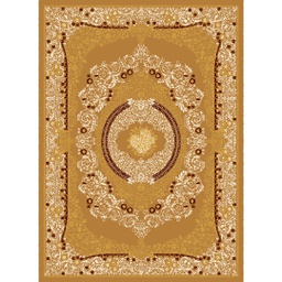 ميلودي 8904E (مستطيل, 190X275, بني عسلي / قشدي)