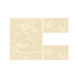 أنقرة 98460 (مستطيل, ( T 100X130 + 2T 60X100 ), بيج)
