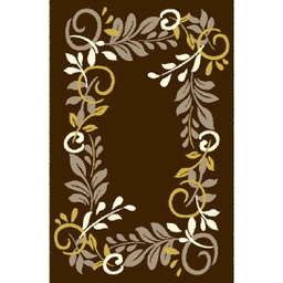 PLAZA 92365 (Rectangulaire, 200X280, MARRON CAFE)