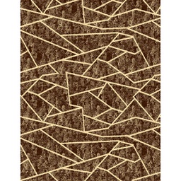 NOUR 96210 (Rectangular, 300X400, MARRON CHOCO)