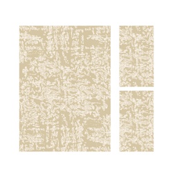 دبي 92392 (مستطيل, ( T 160X220 + 2T 60X110 ), بيج)