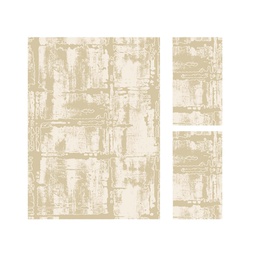 دبي 94592 (مستطيل, ( T 160X220 + 2T 60X110 ), بيج)