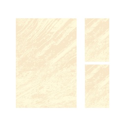 DUBAI 9458Q (Rectangulaire, ( T 160X220 + 2T 60X110 ), CREME)
