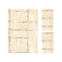 DUBAI 9459Q (Rectangulaire, ( T 160X220 + 2T 60X110 ), CREME)