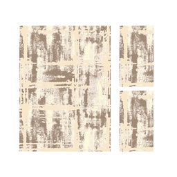 DUBAI 9459Q (Rectangular, ( T 160X220 + 2T 60X110 ), MARRON BRONZE)