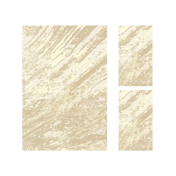 DUBAI 9458Q (Rectangulaire, ( T 160X220 + 2T 60X110 ), IVOIRE)